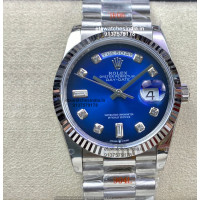 Rolex Day Date Ombre Blue Swiss ETA Watch Mumbai Ref. M128239-0023