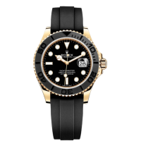 Rolex Yacht Master Oysterflex Yellow Gold Super Clone Watch India|Swiss ETA 3235 Movement