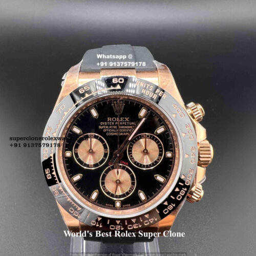 Rolex Daytona Oysterflex 4131 Super Clone Watch | 1:1 Accurate Chronograph