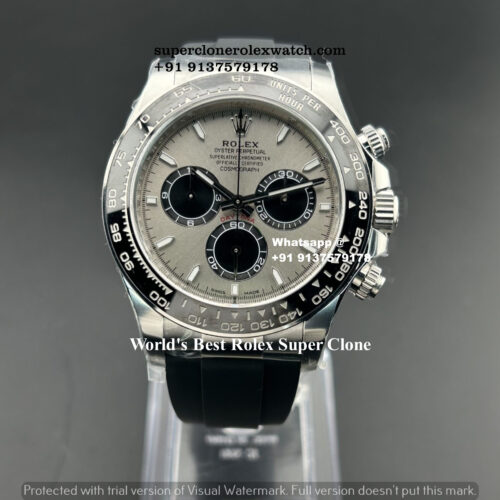 Rolex Daytona “Ghost” Dial Super Clone | Oysterflex 126519LN | Swiss ETA 4131 | COD