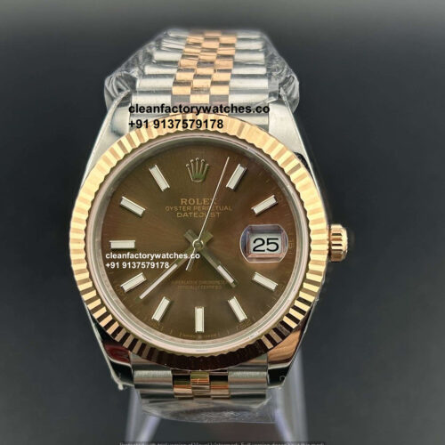 Rolex Datejust Chocolate Dial Super Clone Watch | Swiss ETA 3235 | COD