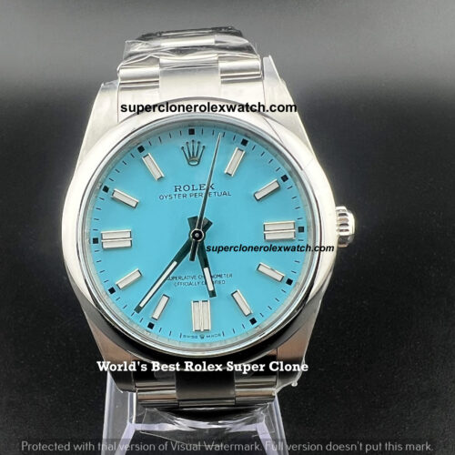 Rolex “Tiffany” Dial Oyster Perpetual Super Clone | Swiss ETA 3230 | COD