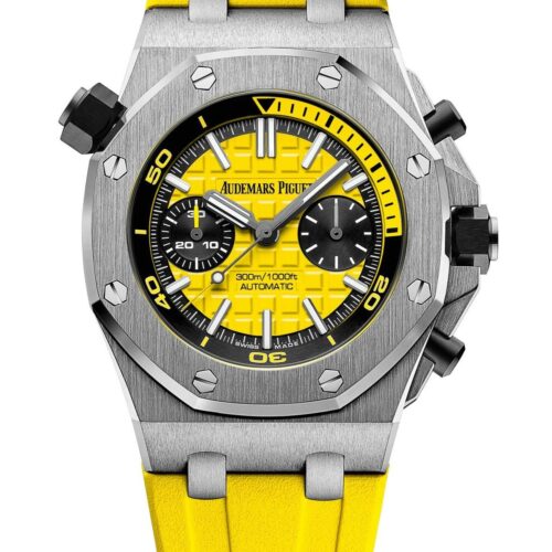 Audemars Piguet Royal Oak Offshore Diver Chronograph Yellow Ref. 15710ST 1:1 Super Clone Watch