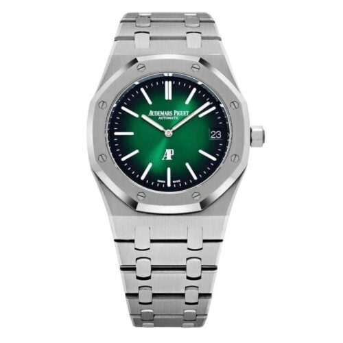 Audemars Piguet Royal Oak 15202PT.OO.1240PT.01 'Jumbo' Platinum Green 1:1 Super Clone Watch