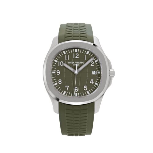 Patek Philippe Aquanaut 5168G-010 White Gold Khaki Green 1:1 Super Clone Watch