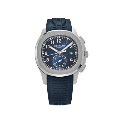 Patek Philippe Aquanaut 5968G-001 Chronograph White Gold Blue Dial 1:1 Super Clone Watch