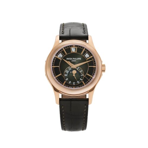 Patek Philippe Complications 5205R-011 Annual Calendar Moon Phases Rose Gold Green Dial 1:1 Super Clone Watch