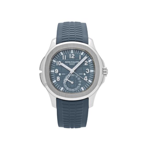 Patek Philippe Aquanaut 5164G-001 'Travel Time' White Gold Blue-Gray Dial 1:1 Super Clone Watch