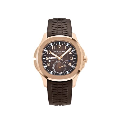 Patek Philippe Aquanaut 5164R-001 'Travel Time' Rose Gold Brown Dial 1:1 Super Clone Watch