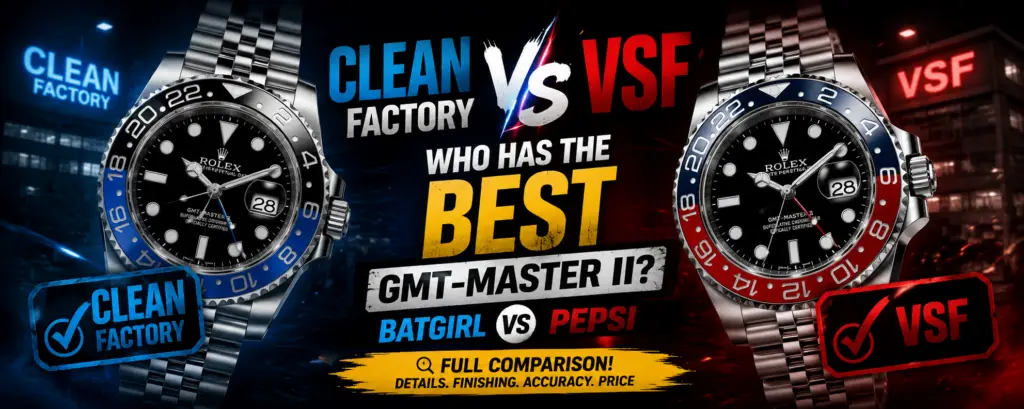 VSF vs Clean Factory Rolex
